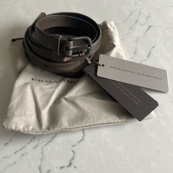 Ermanno Scervino leather belt size 105 made in Italy - Picture 1 of 10